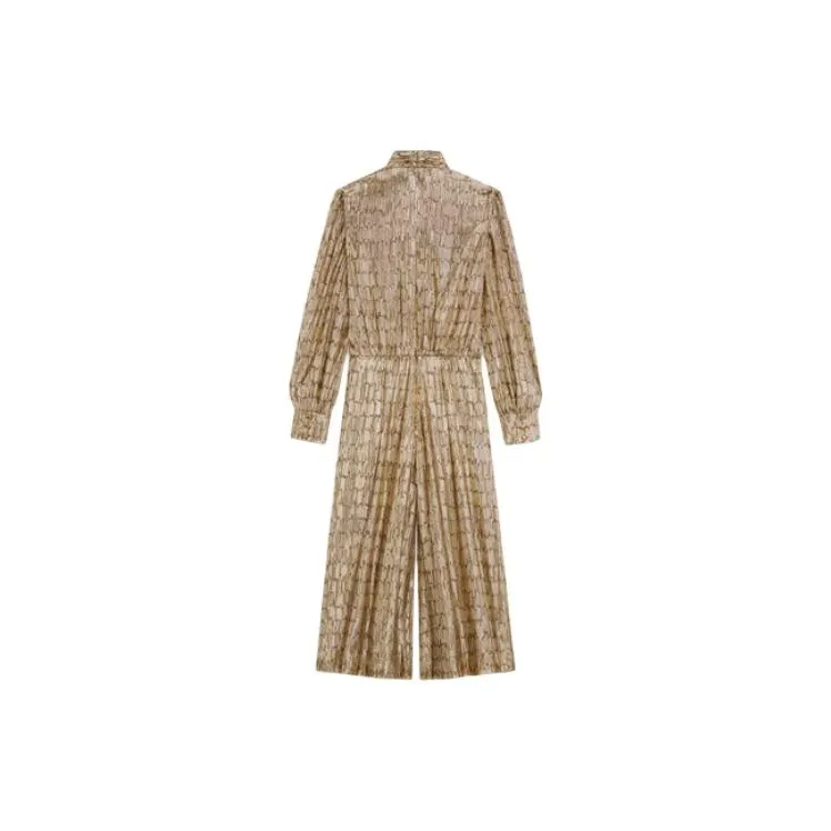 CELINE Jumpsuits Women's Gold-1