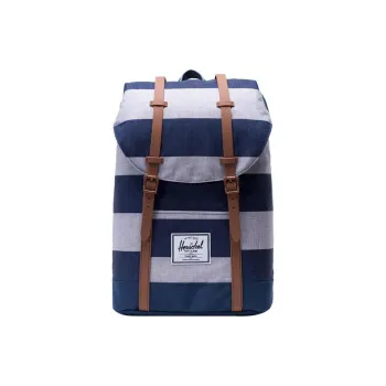 Herschel Polyester Backpack Unisex Blue Stripes