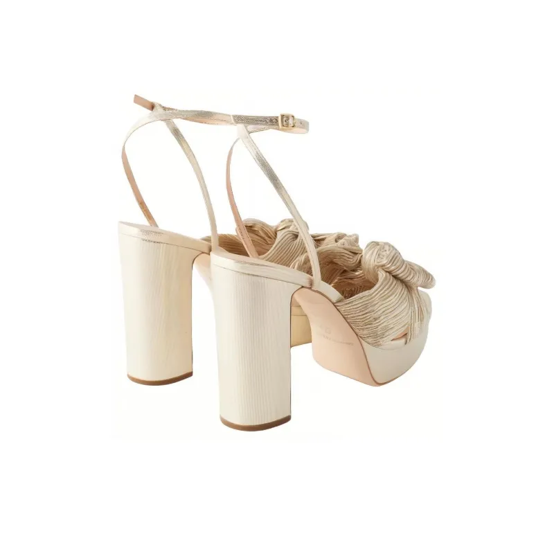 Loeffler Randall Natalia Strap Sandals Women's Light Gold-3