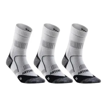 DECATHLON Knee High Socks Men's 3 Pack Snow