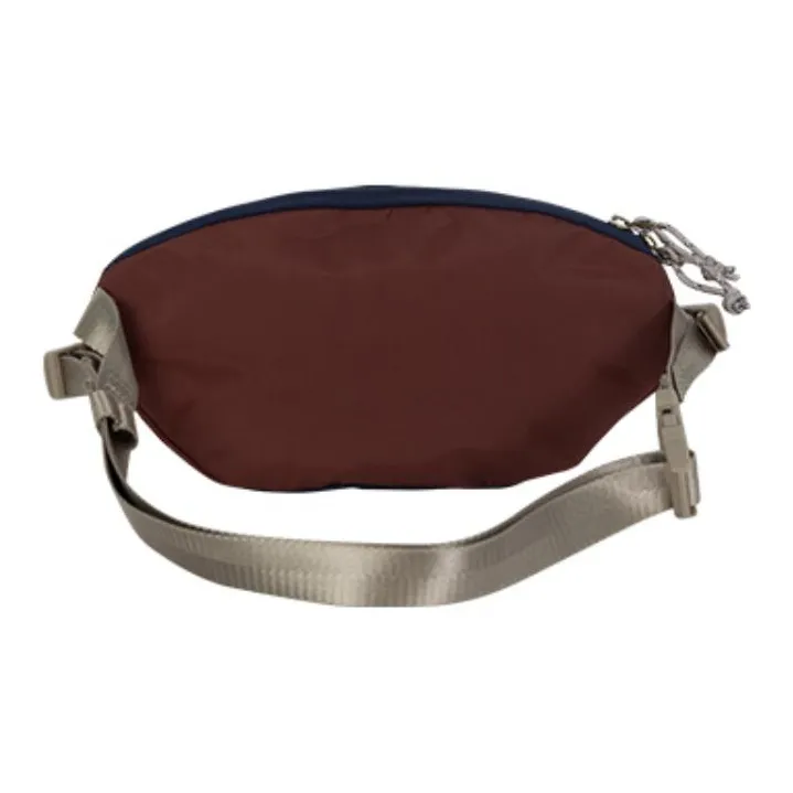 Doughnut Nylon Fabric One Shoulder Crossbody Fanny Pack Women's Dark Blue-1