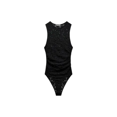 ZARA Bodysuits Women's Black