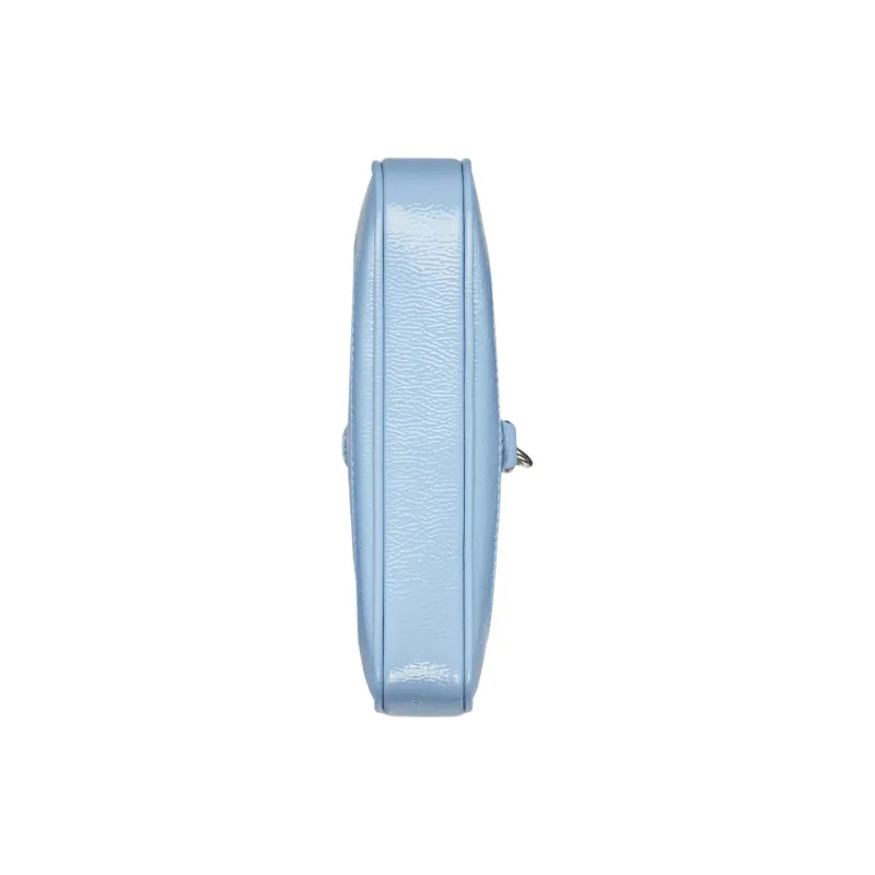 GUCCI Patent Leather Crossbody Bag Shoulder Bag Mini Women's Light Blue-4