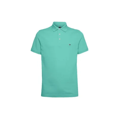 Tommy Hilfiger Polo Shirts Men Mint Green