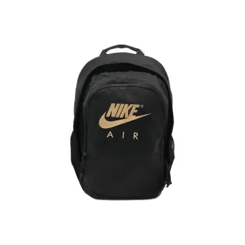 Nike Polyester Backpack Regular Unisex Black Gold