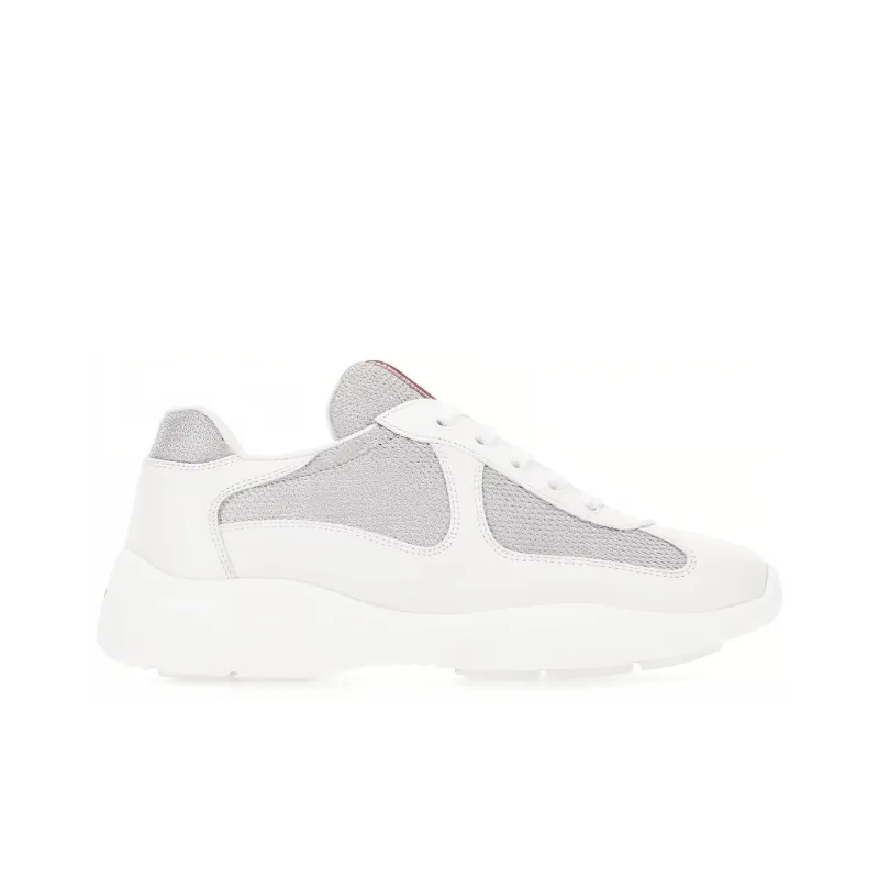 PRADA America's Cup Anti-Slip And Wear-Resistant Lightweight Low-Top Casual Shoes Women's White-1