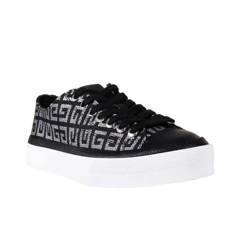 Givenchy Low Top Skateboard Shoes Women's Black-2