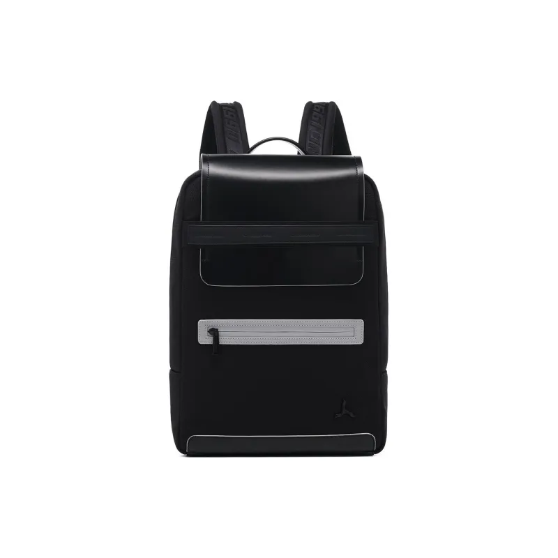 LI NING 1990 Polyester Backpack Regular Unisex Black-0