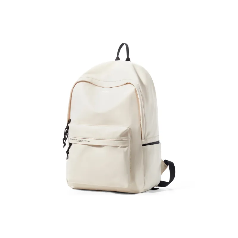 RIOREX Nylon Fabric Backpack Large Size Unisex Black/White-1