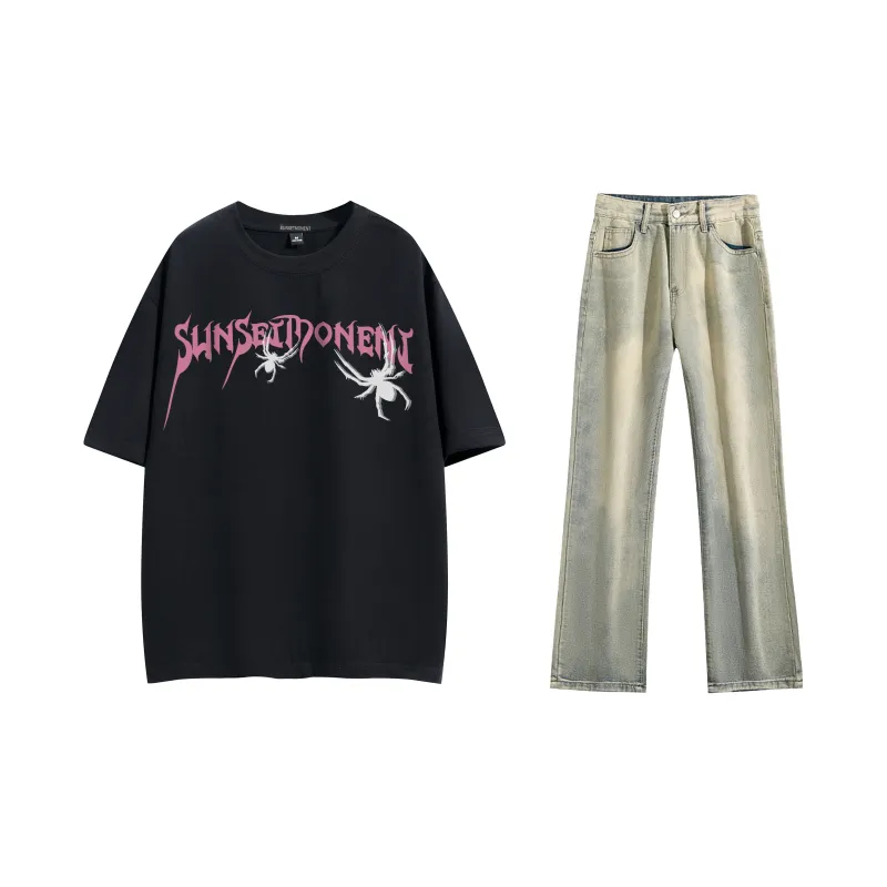 SUNSETMONENT Casual Sportswear Unisex-14