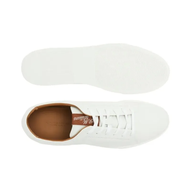 R.M.WILLIAMS Low-Top Skateboard Shoes Men's White-4