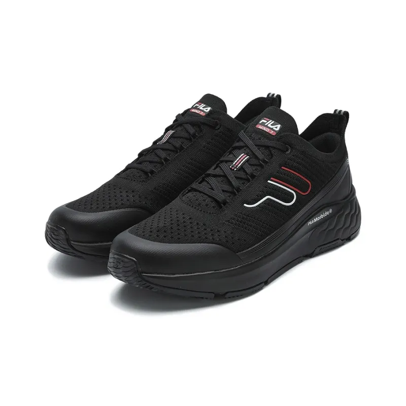 FILA MIND 7 Cushioned Slip-Resistant Low-Top Casual Running Shoes Men's Black-1