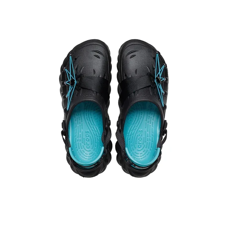 Crocs Echo Reflective Laces Clog 'Black Teal'-3