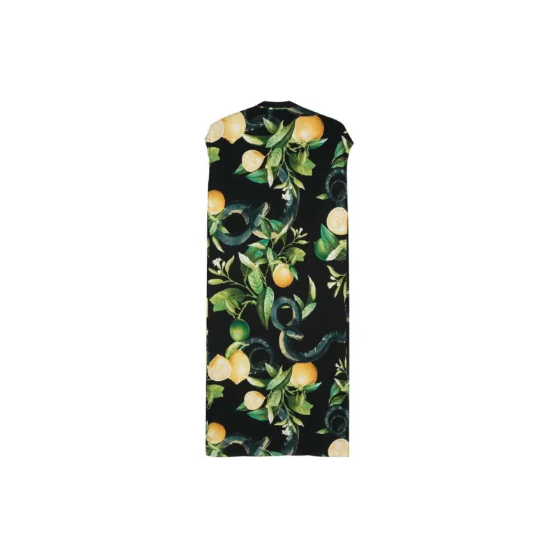 Roberto Cavalli Lemon print Midi Dress-1