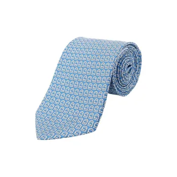Ferragamo Gancini Printed Tie