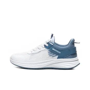 WARRIOR Running Shoes Men Low Top White/Blue/Black