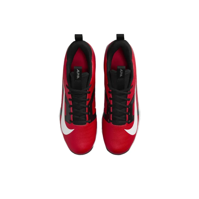 Nike Alpha Menace 4 Shark University Red Metallic Silver Team Red White-2