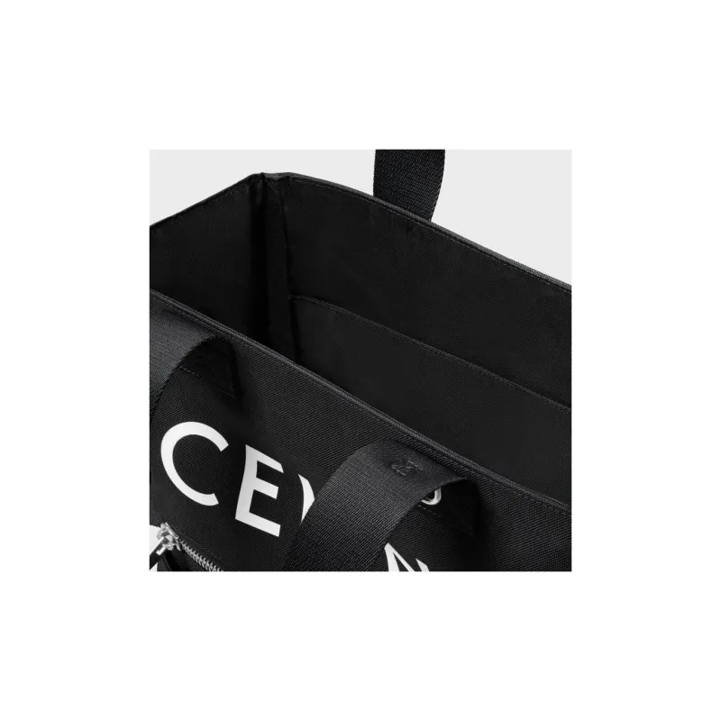 CELINE Nylon One Shoulder Handbag Men's Black-3
