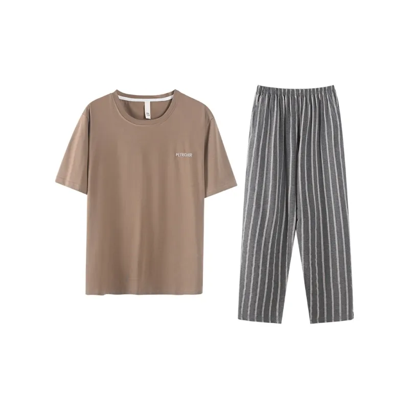 CHUDUAN Ice Silk Pajama Set Men's-6