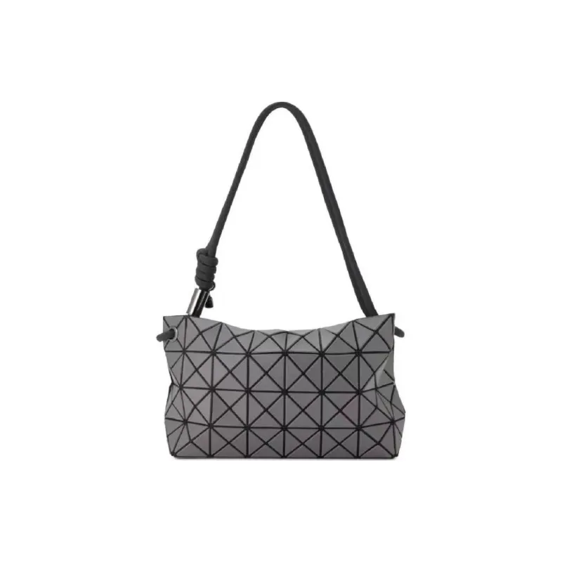 ISSEY MIYAKE LOOP MATTE Polyvinyl Chloride Resin Handbag Shoulder Bag Women's Gray-0