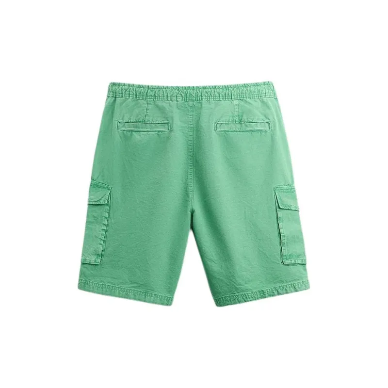 ZARA Cargo Shorts Men Green-1