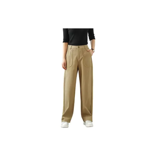 Be kind Casual Pants Women's Green Khaki