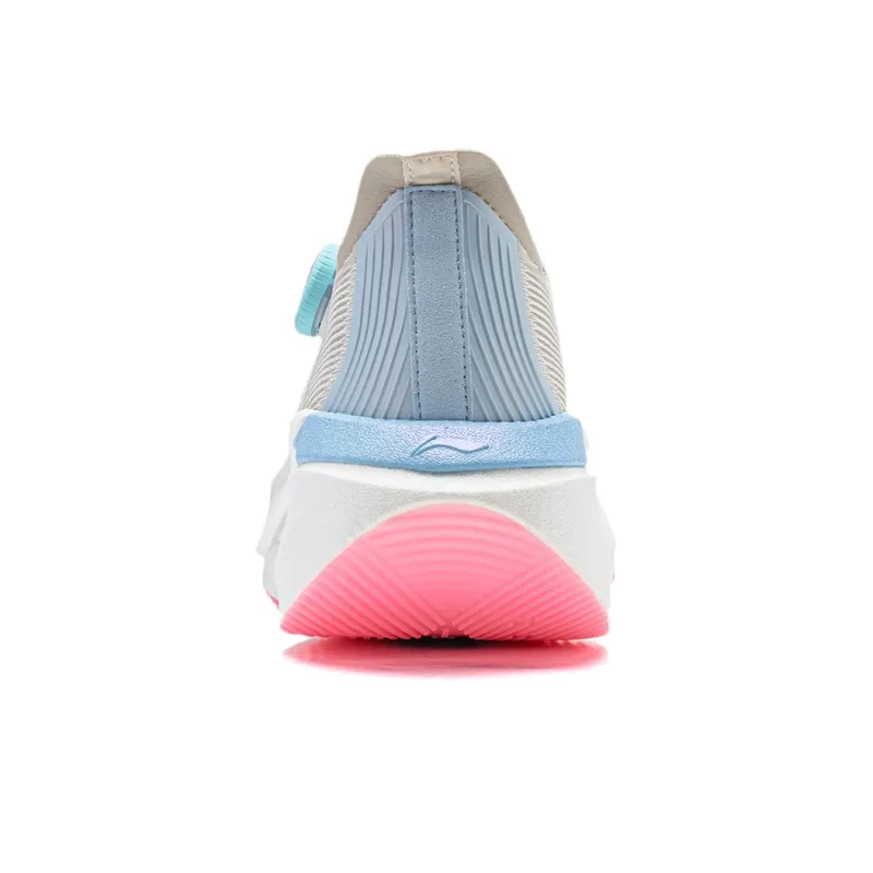 LiNing Jueying 2 Cushioning Anti Slip And Wear Resistant Breathable Rebound Low Top Casual Running Shoes Unisex White-6