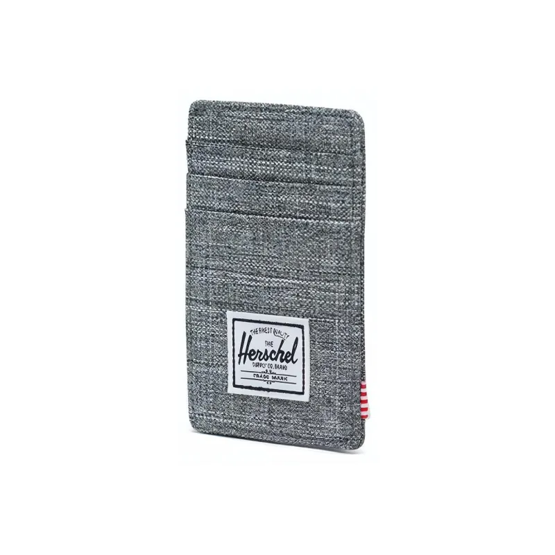 Herschel Canvas Card Holder Unisex Gray-1