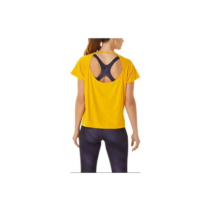 Asics T-Shirts Women's Yellow-1