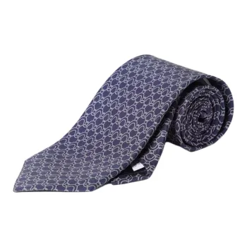 FERRAGAMO Ties Men's Marine Blue
