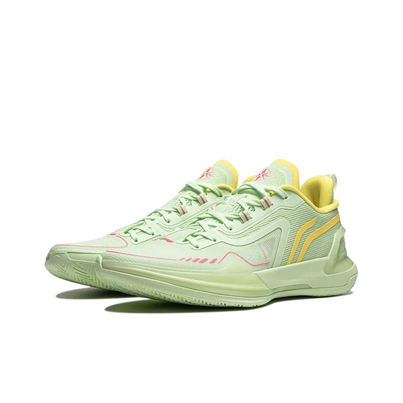 LINING Liren Assassin 1 Basketball Shoes Men Low Top Green-3