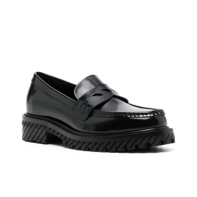 OFF WHITE Combat Loafer Black Women's-2