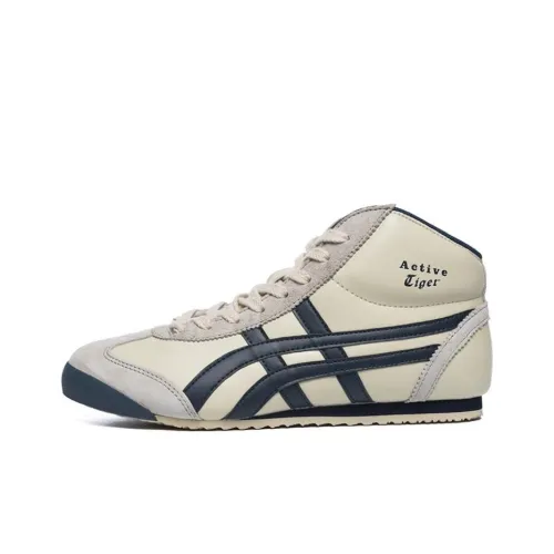 Onitsuka Tiger Mexico Mid Runner Casual Shoes Unisex Mid-Top Beige