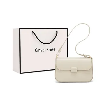 Simvay Clos Cow Leather With Synthetic Leather Crossbody Shoulder Bags Women's Apricot/Coffee/Black