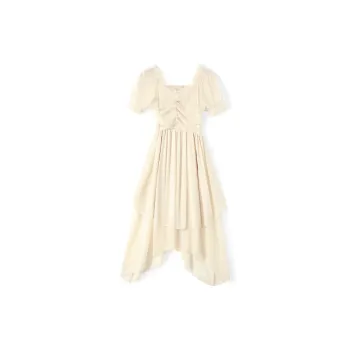 KUNZHUDAXIANG Short Sleeved Dress Women's
