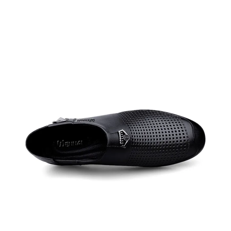 Wen Nai Casual Shoes Men's Black-4