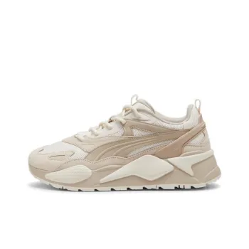 PUMA RS X Cushioning Wear Resistant Low Top Casual Shoes Unisex Ecru