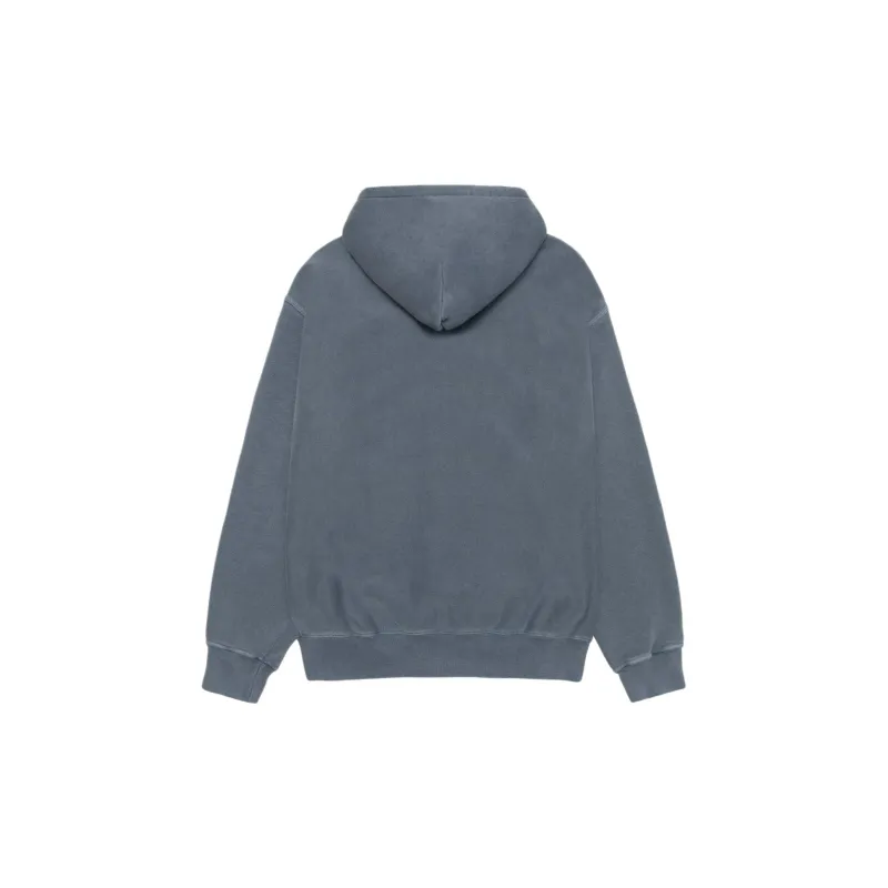 Stussy Smooth Stock Pigment Dyed Zip Hoodie-3