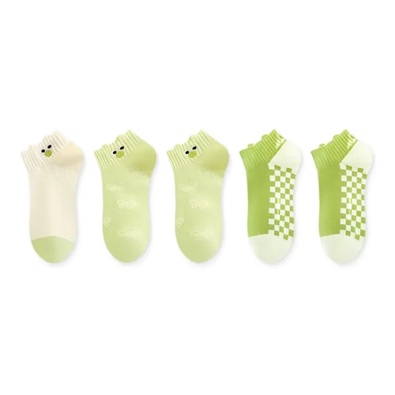 Taste The Color Ankle Socks Women's 5 Pack-5