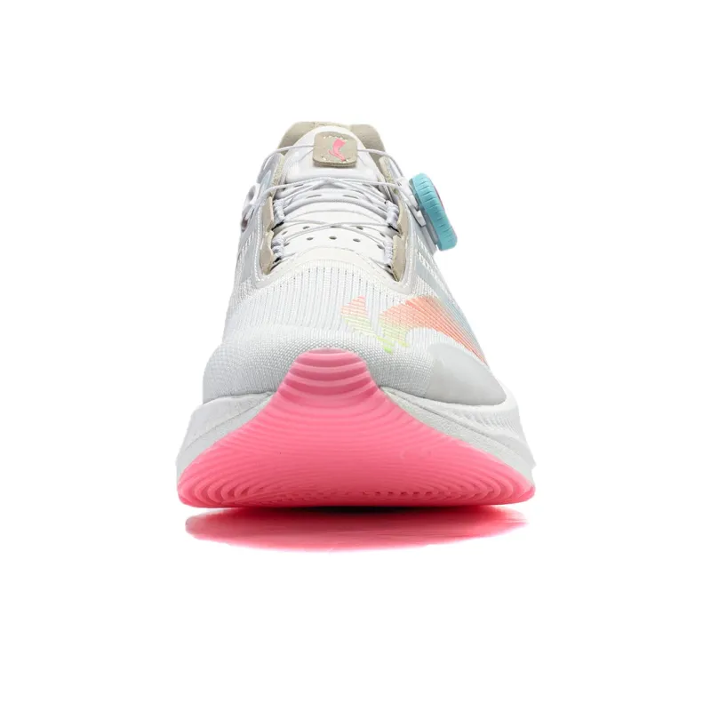 LiNing Jueying 2 Cushioning Anti Slip And Wear Resistant Breathable Rebound Low Top Casual Running Shoes Unisex White-5