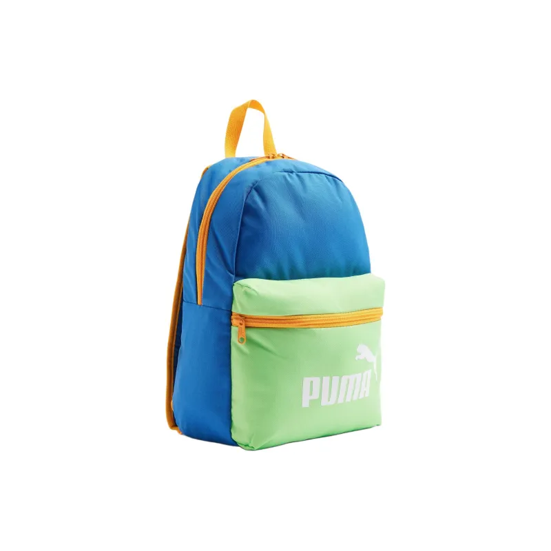 PUMA Fabric Backpack Regular Men's Victoria Blue & Bright Green-2