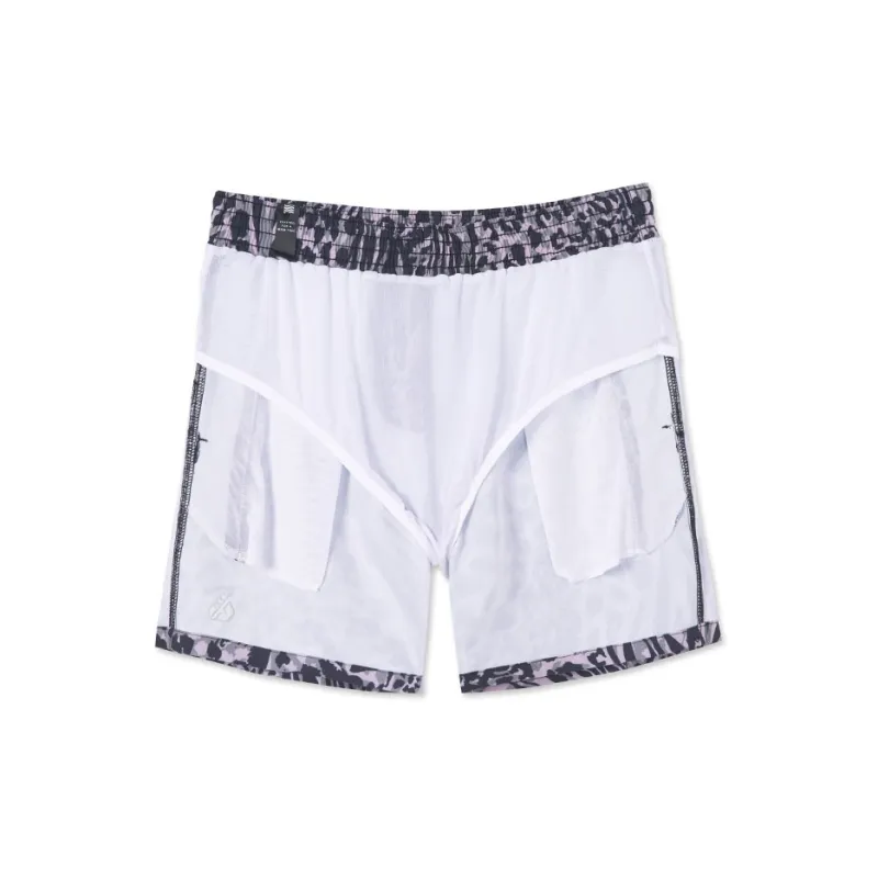 DUNKELVOLK Leopard Print Water Resistant Beach Shorts Men's-6