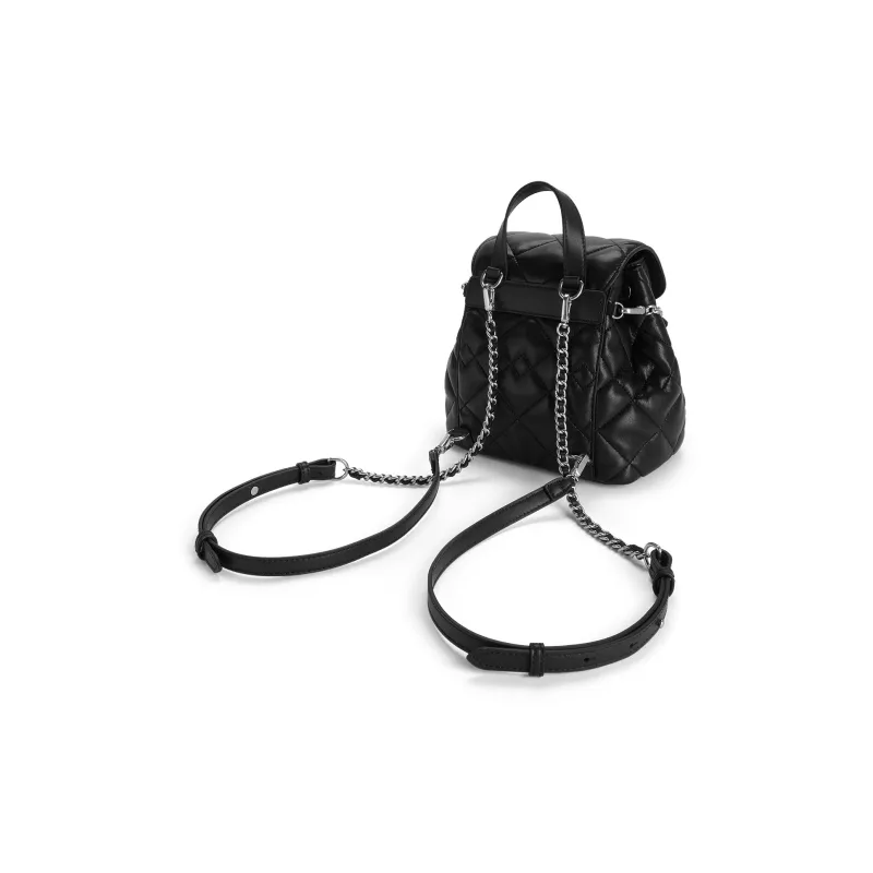 CHARLES&KEITH PU Multipurpose Backpack Trumpets Women's Pink/Noir Black/Crème Milk White-9