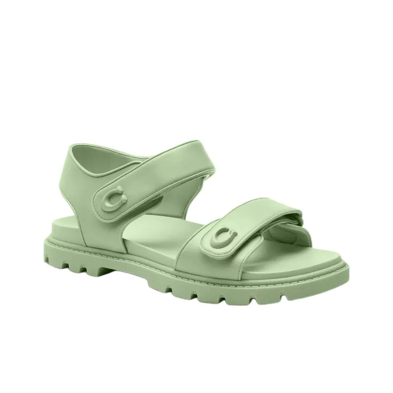 COACH Brynn Beach Sandals Women's Green-2