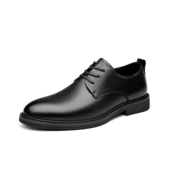 Mulinsen Dress Shoes Men Low Top Black