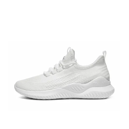 WARRIOR Wing Series Running Shoes Women's Low-Top Milk White