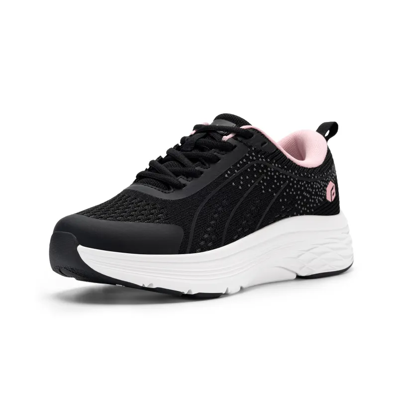 Fitville Running Shoes Women's Low-Top Black-1