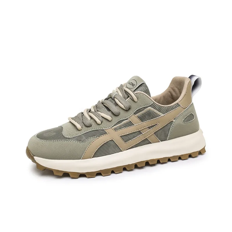 X-ZONE Cushioned Slip-Resistant Abrasion-Resistant Breathable Low-Top Casual Shoes Men's-1