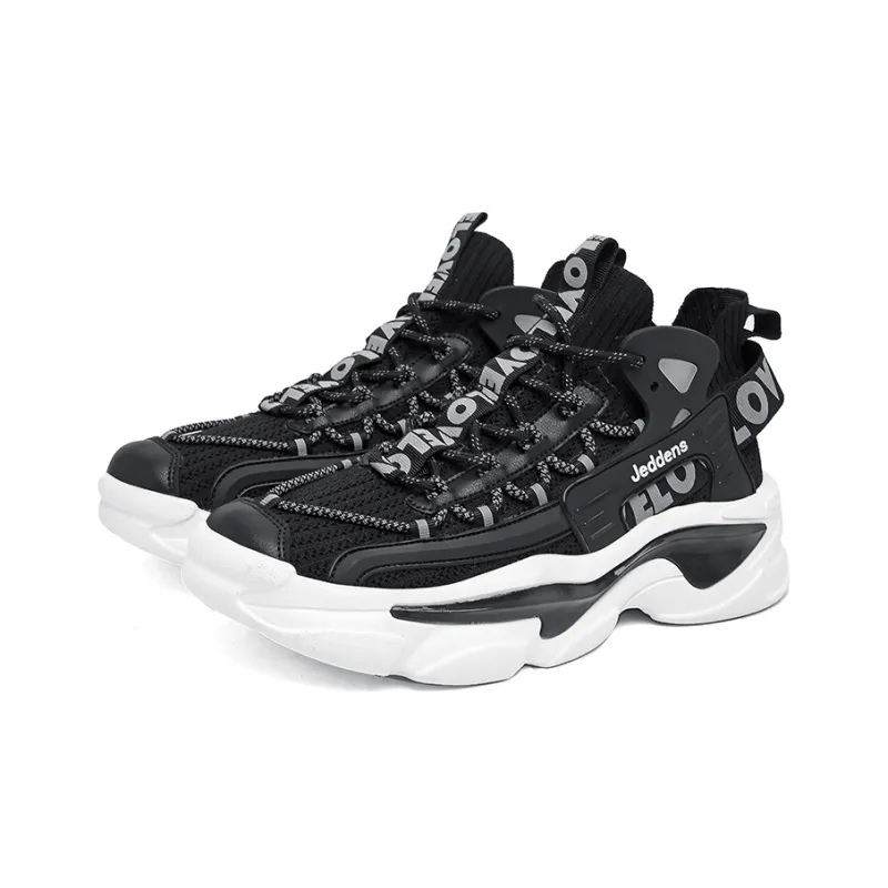 Jerden Smith Shock Absorbers Slip Resistant Breathable Low Top Chunky Sneakers Men's-16