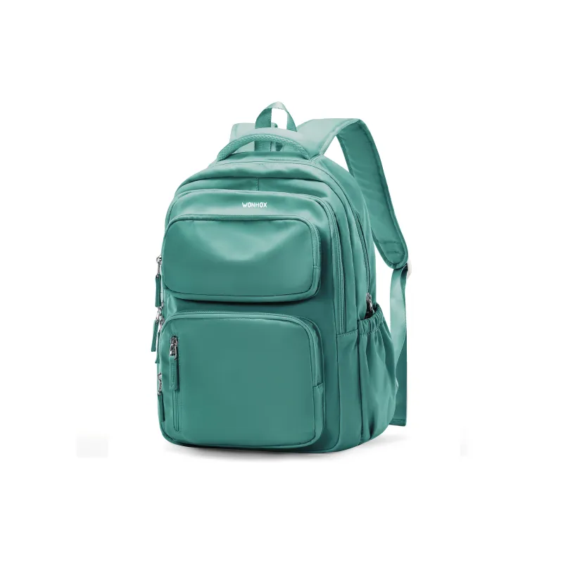 WONHOX Fabric Backpack Laptop Bag Regular Unisex Multicolor-21